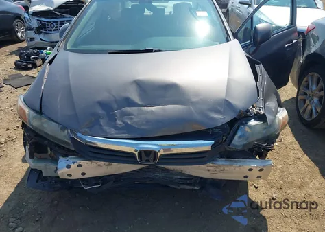 2012 Honda Civic Ex из США, поврежденный, VIN 19XFB2F86CE066979